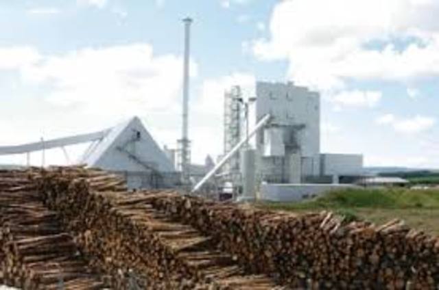 Biomass power plant was first made