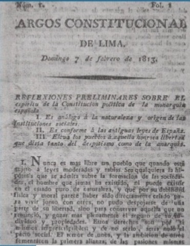 Argos Constitucional de Lima