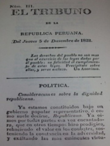 El Tribuno de la República Peruana