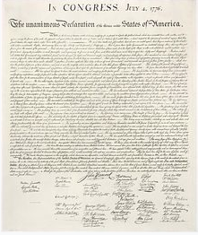 Declaration of Independence Adopted