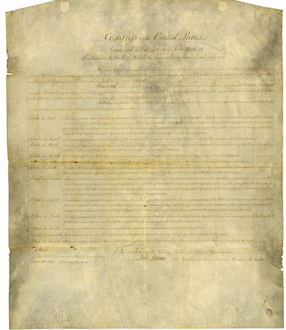 Bill of Rights Ratified