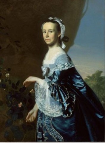 Mercy Otis Warren. Portrait by John Singleton Copley (1763).