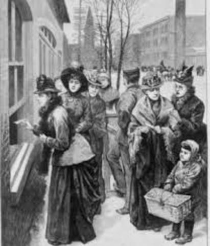 Wyoming passes  first Women's Suffrage Law.