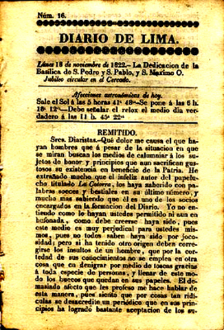 EL DIARIO SECRETO DE LIMA