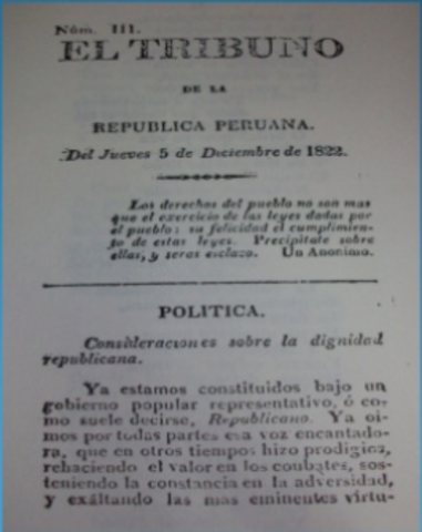 El Tribuno de la República Peruana