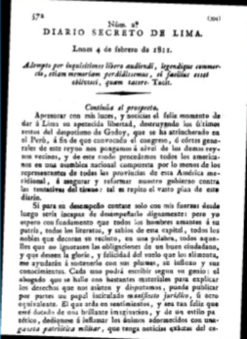 Diario Secreto de Lima