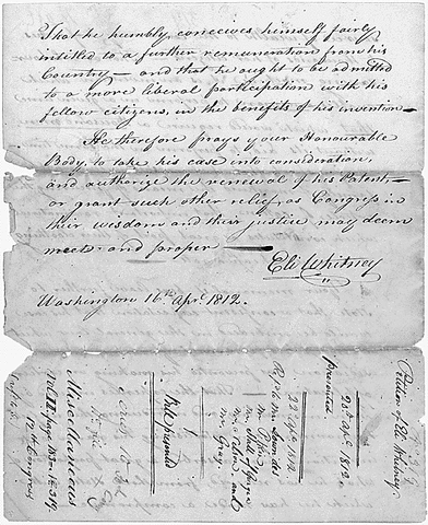 Eli Whitney's Cotton Gin