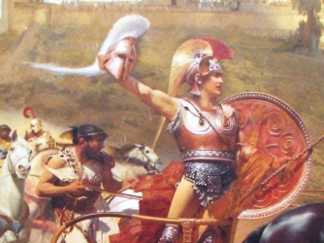 Achilles leaves the Greeks