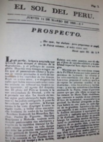 El Sol del Perú