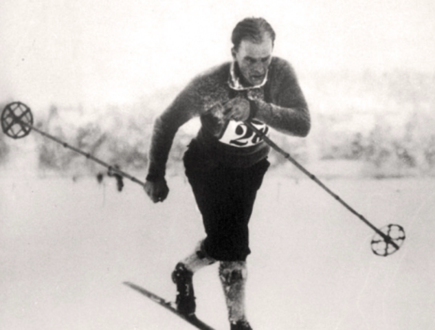 First Skiing Gold Medal