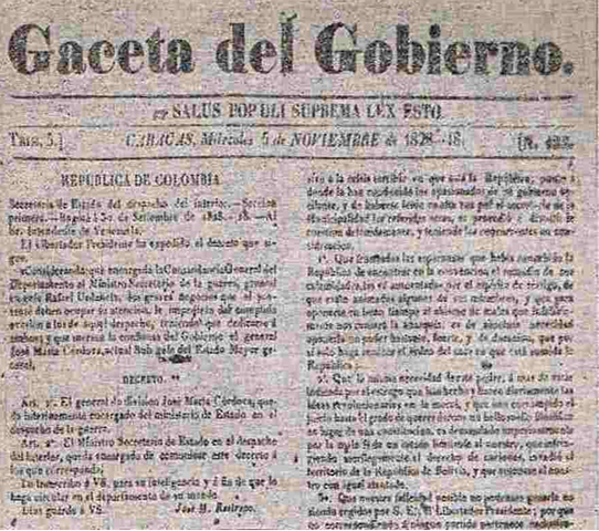 La Gaceta del Gobierno