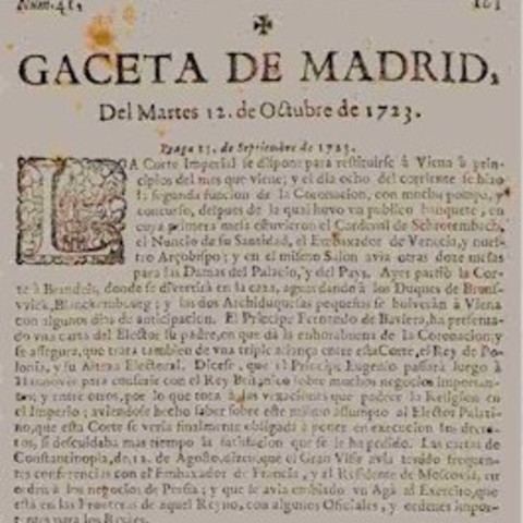 La Gazeta de Madrid.