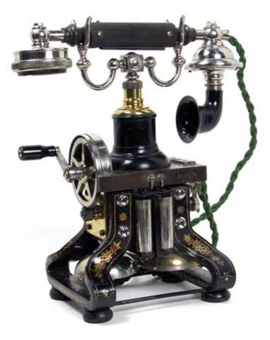 Telephone patented by Alexander Graham Bell