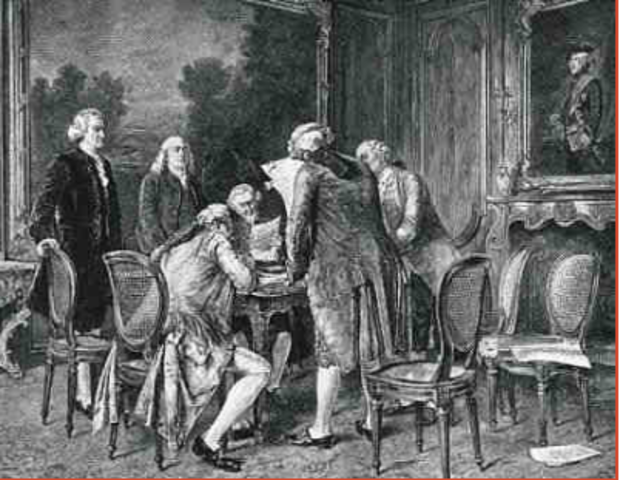 The Signing of the Treaty of Paris