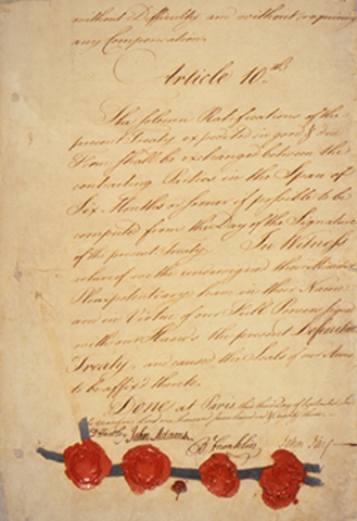 The Treaty of Paris (1783)