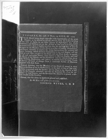 Day of Fasting, Humiliation, and Prayer