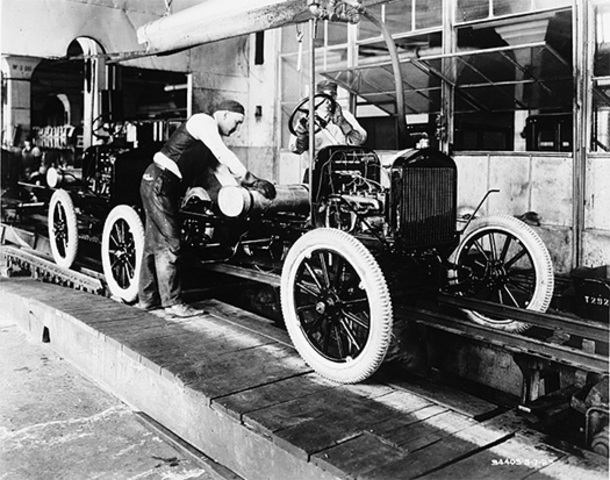 Henry Ford's assembly line