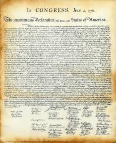 The Declaration of Independence