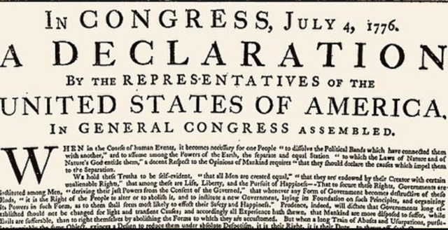 The Declaration of Independence