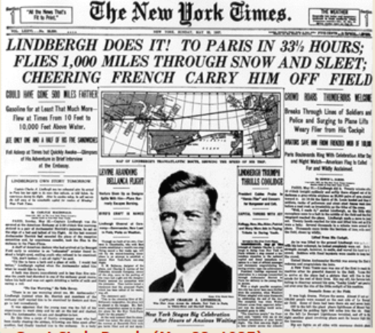 First Transatlantic Solo Flight