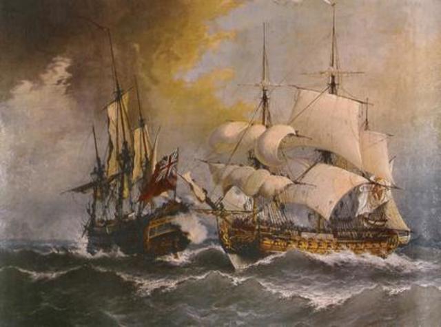 British Defeat Spain's Armada