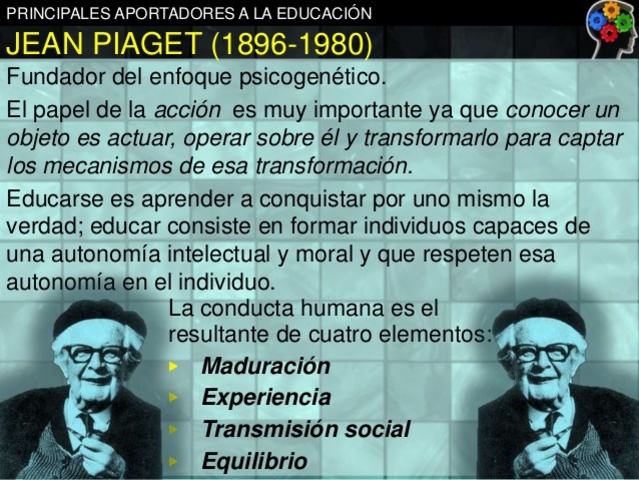 Jean Piaget (1896 - 1980)