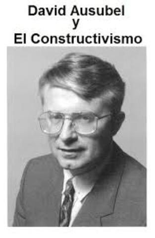 DAVID AUSUBEL, CONSTRUCTIVISTA.