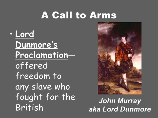 Lord Dunmore's Proclaimation