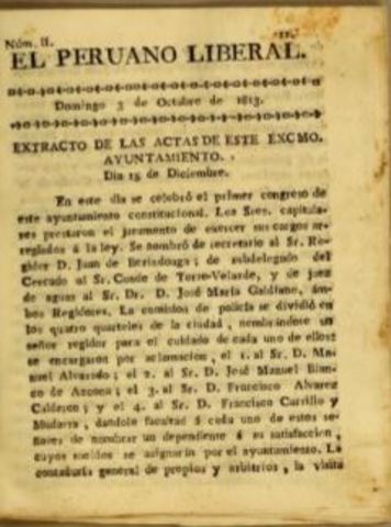 1813 EL PERUANO LIBERAL