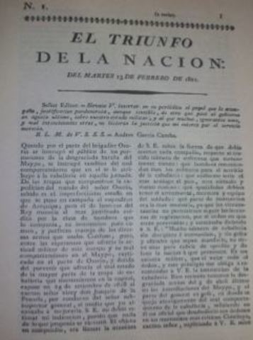 EL TRIUNFO DE LA NACIÓN