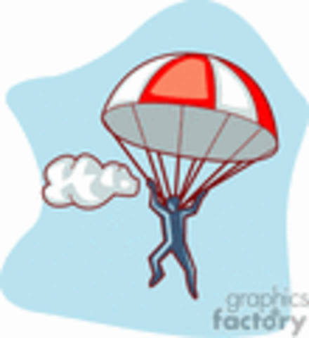 First Parachute Jump in Canada