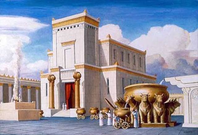 Building of the first temple