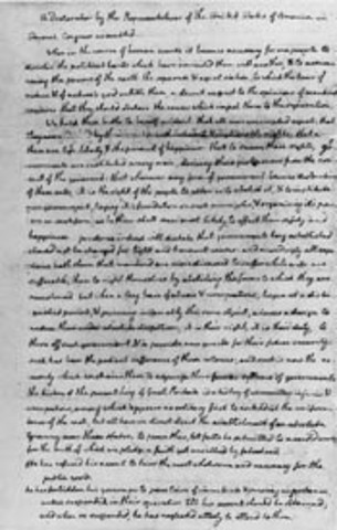 The Declaration of Independence