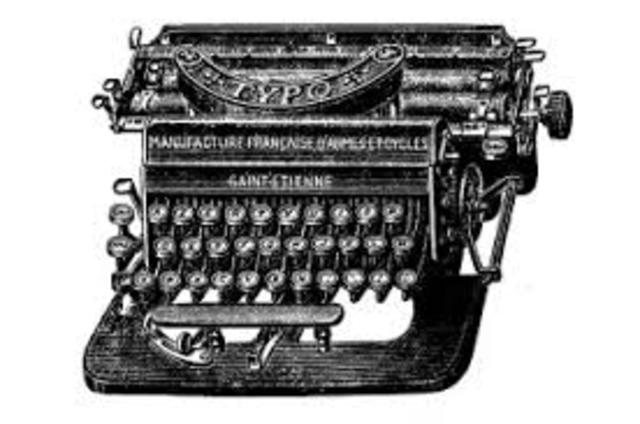 Henry Mill invent the Typewriter