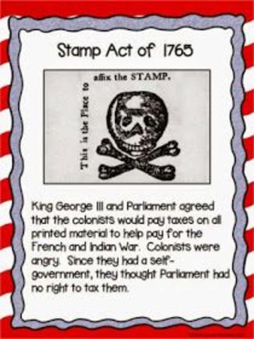 The Stamp Act.