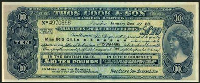 EL CHEQUE VIAJERO DE THOMAS COOK & SON