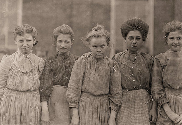 Revenue Act of 1919 (Child Labor Tax Law) Photo: Hine, Lewis. Faces of lost youth: Adolescent girls from Bibb Mfg. Co. in Macon, GA. February 1910. National Child Labor Committee Collection, Library of Congress, Washington, D.C.