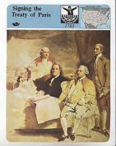 Treaty of Paris signed