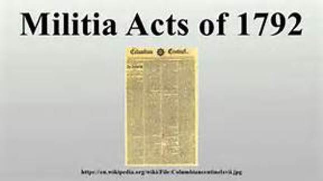 Militia Act of 1792