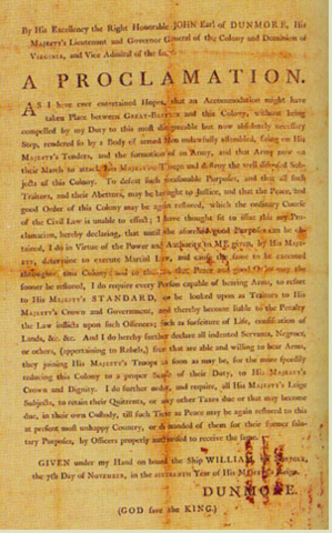 Dunmore's Proclamation