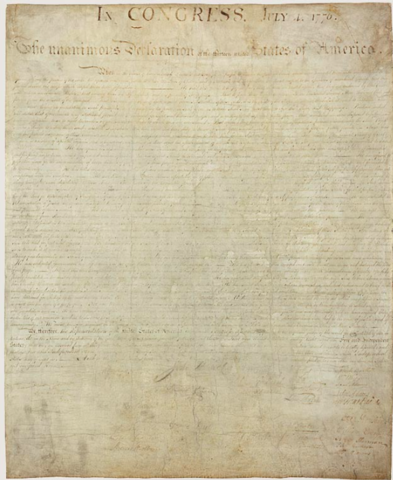 The Declaration of Independence