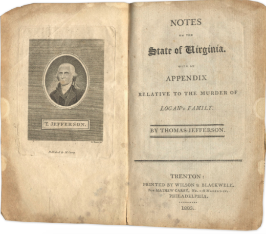 Notes on the State of Virginia