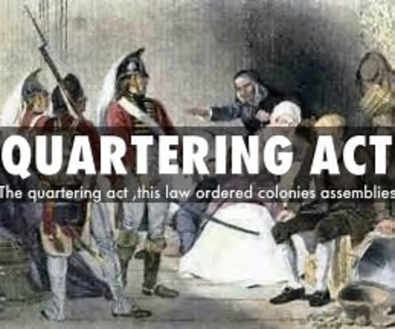 The Quartering Act of 1765