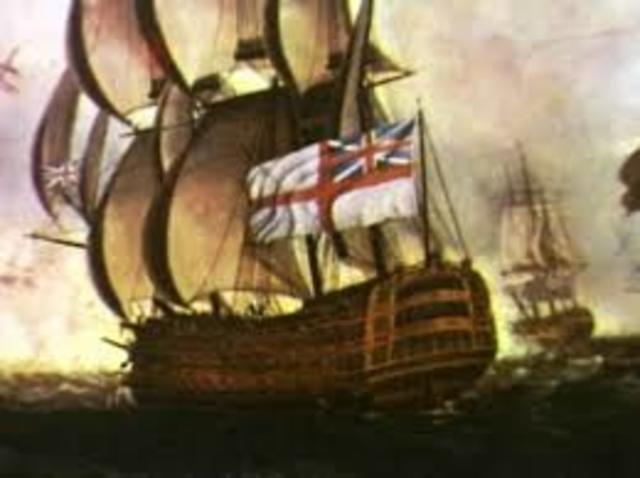 British navy fighting to become an Imperial Power