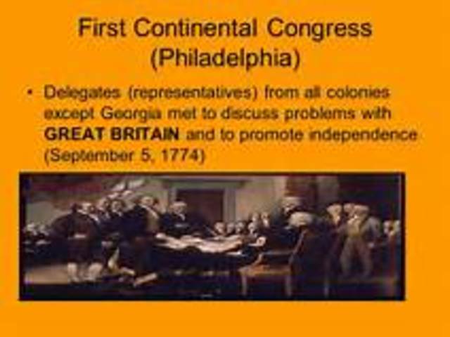 First Continental Congress