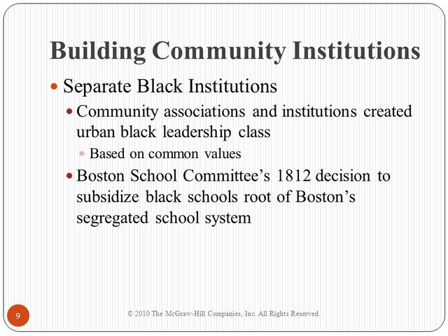 African Americans school becomes part of Boston public schools