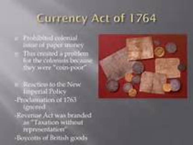 Currency Act of 1764