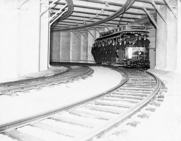First subway in Boston