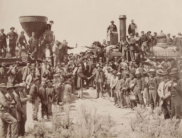 Completion of the Transcontinental Rail Road