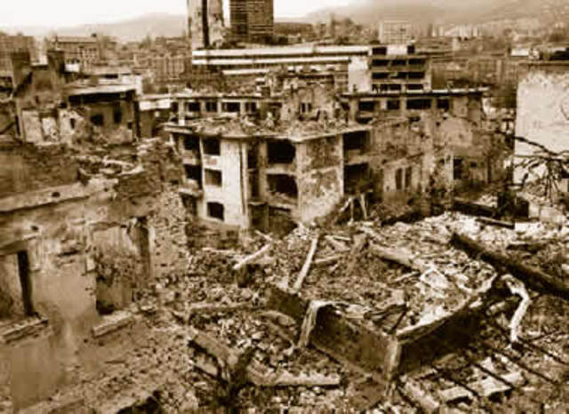 Ataque serbio a Bosnia